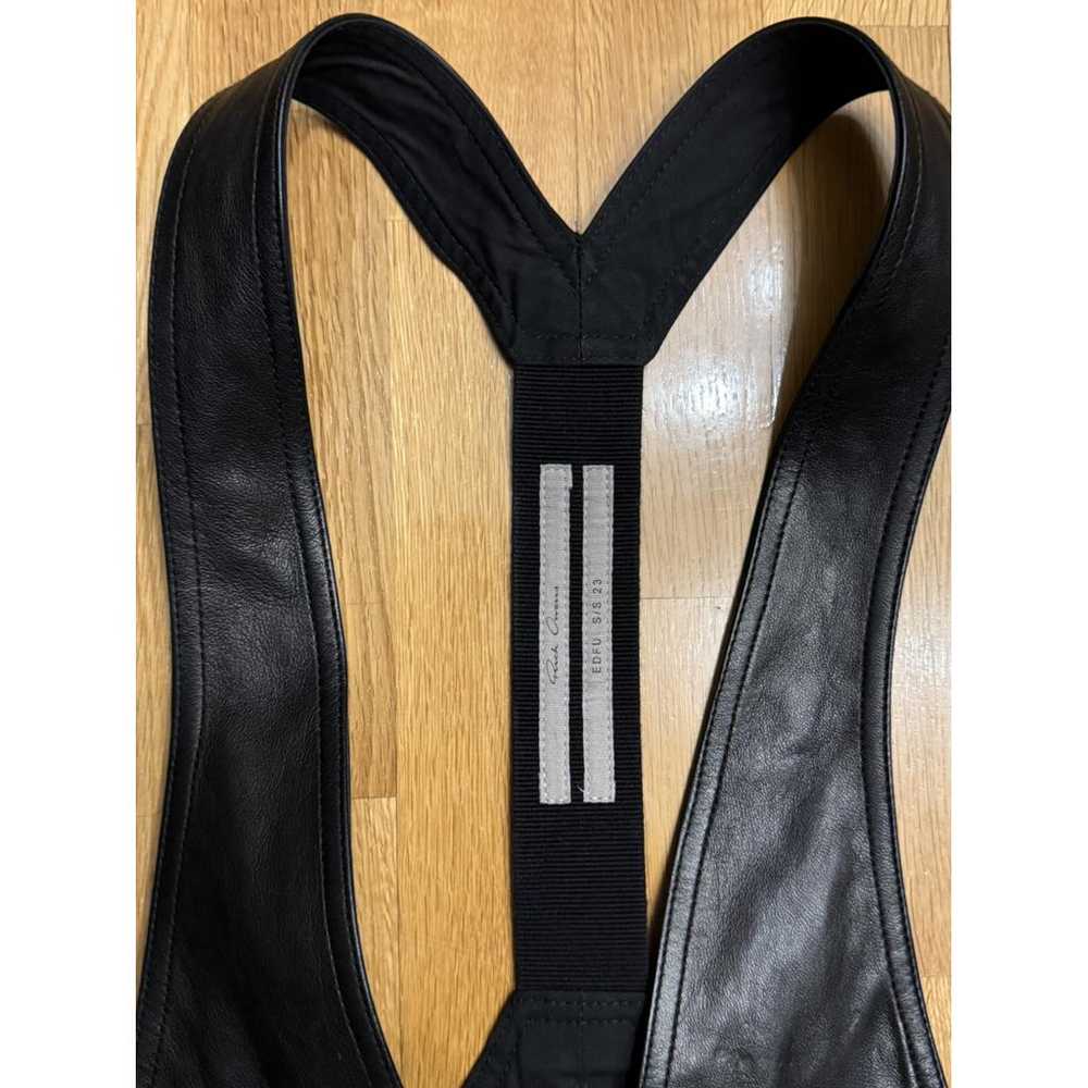 Rick Owens Leather vest - image 2