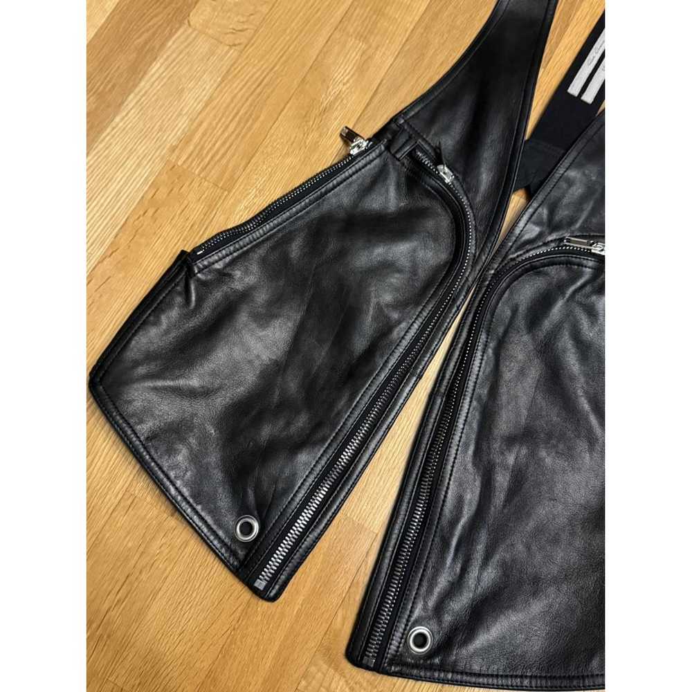 Rick Owens Leather vest - image 4