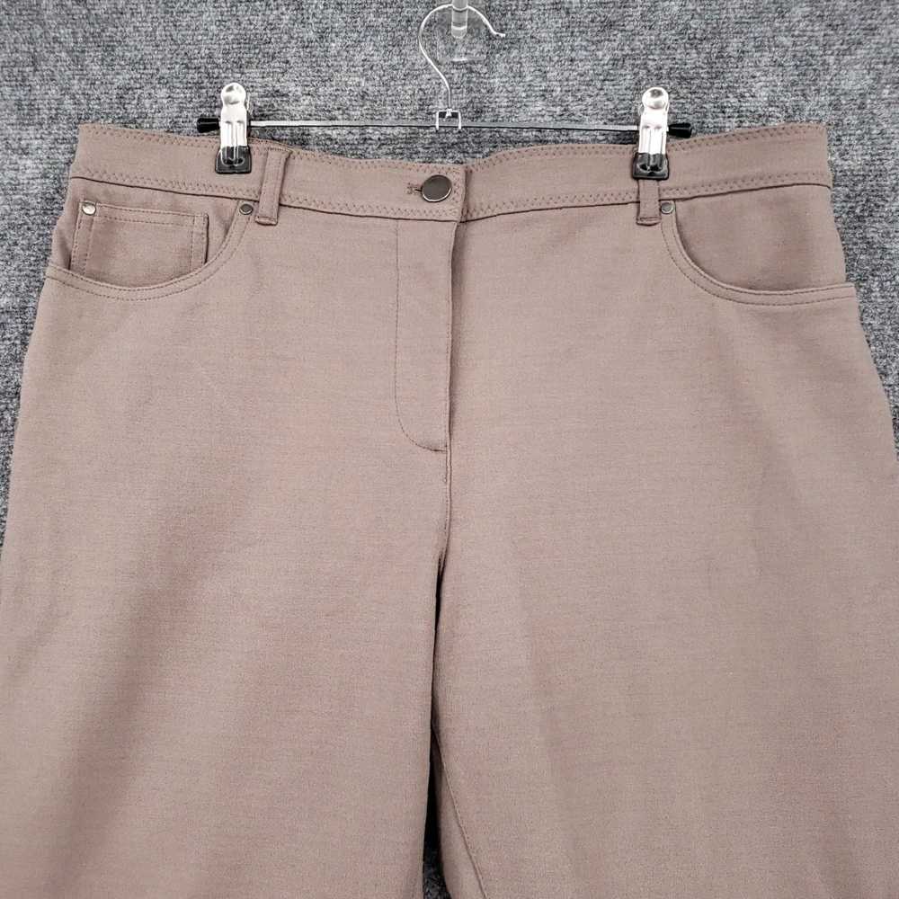 Vintage Womens Khaki So Slimming High Rise Straig… - image 3