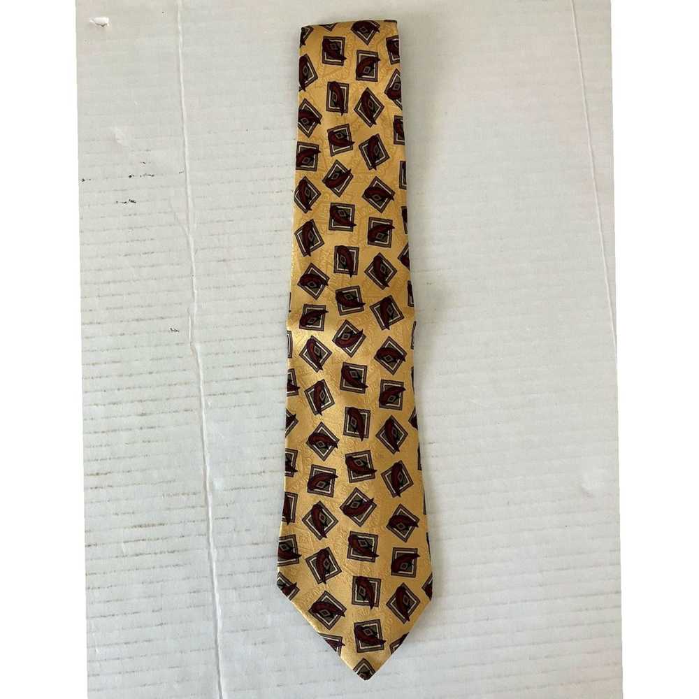 Vintage Mark Shale Luxury Silk Satin Necktie Feat… - image 2