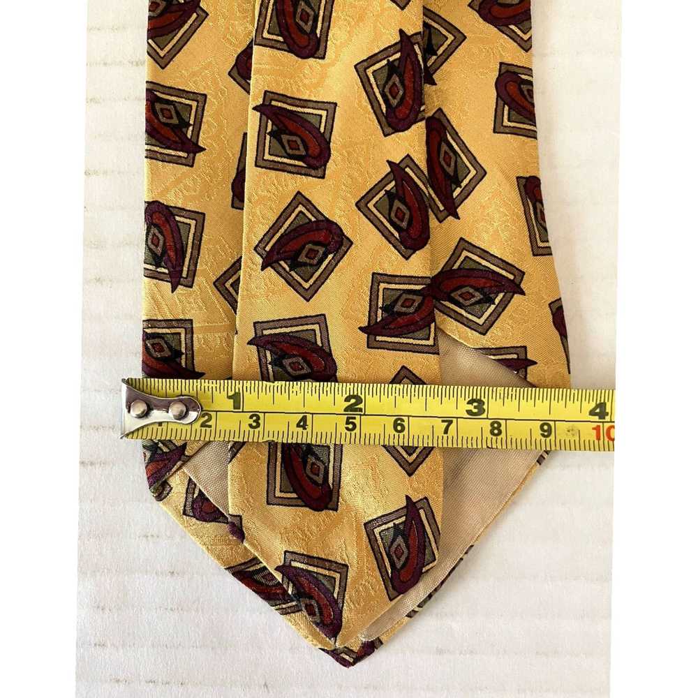 Vintage Mark Shale Luxury Silk Satin Necktie Feat… - image 5