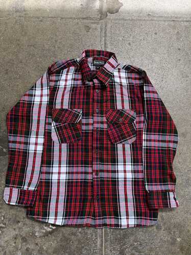 Streetwear × Vintage Plaid Flannel