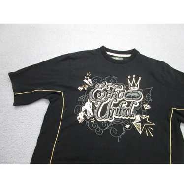 Ecko Unltd. VINTAGE Ecko shirt Mens L Black Gold E