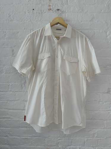 Prada Prada Military Short Sleeve Button Up Shirt