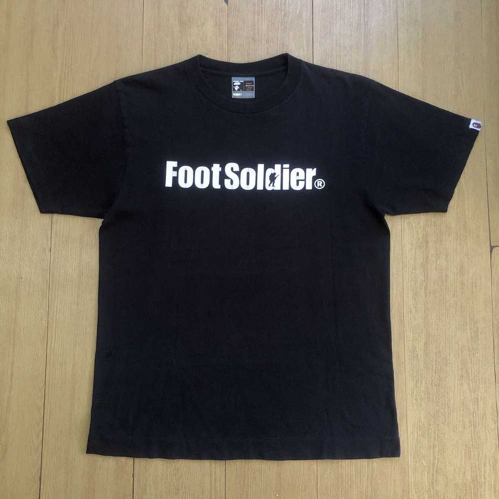 Bape × Nigo 2005 Foot Soldier Bapesta Tee - image 1