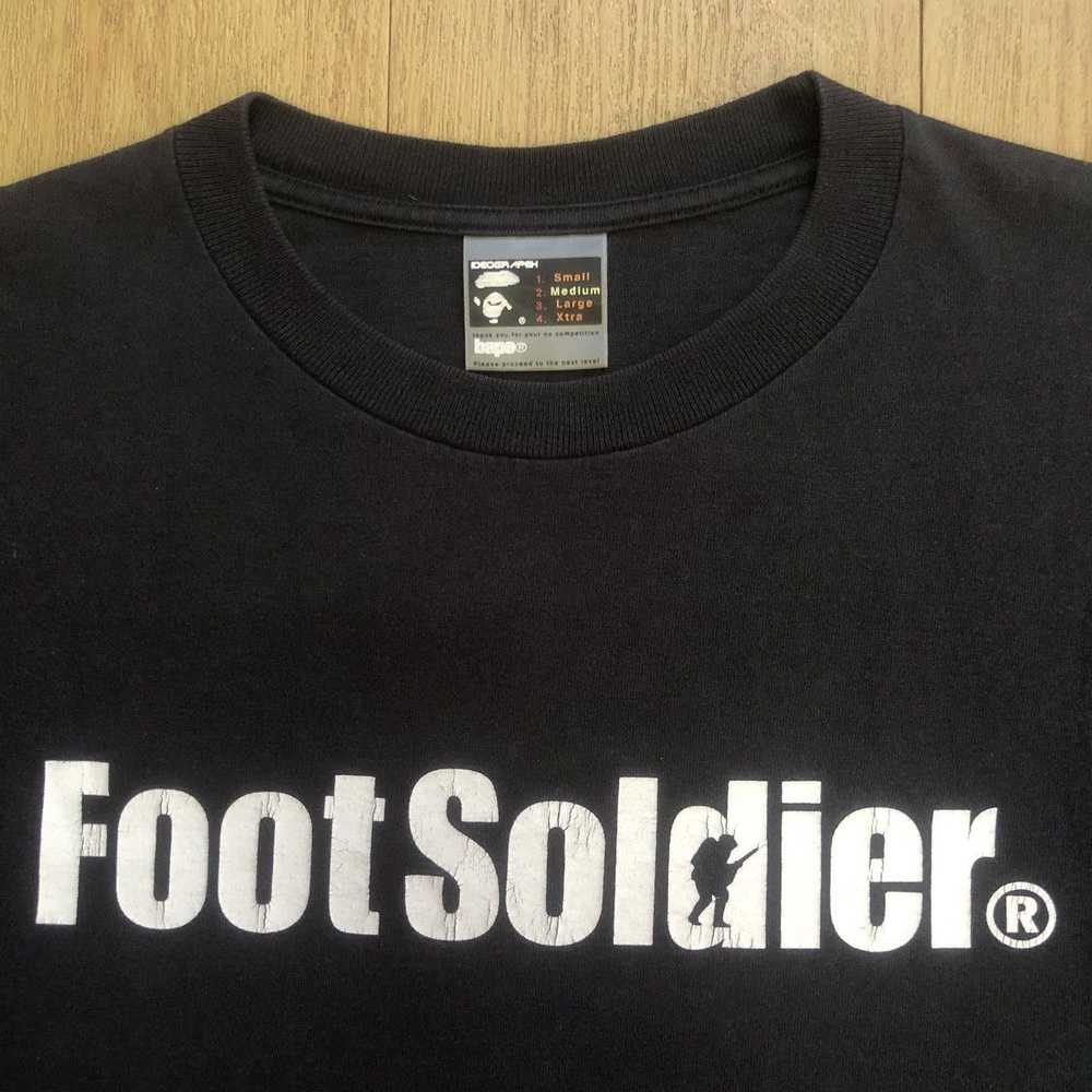 Bape × Nigo 2005 Foot Soldier Bapesta Tee - image 3