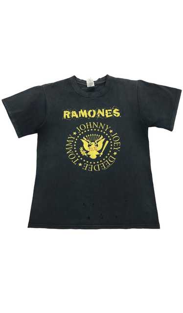 Band Tees × Vintage Vintage Y2K RAMONES distressed