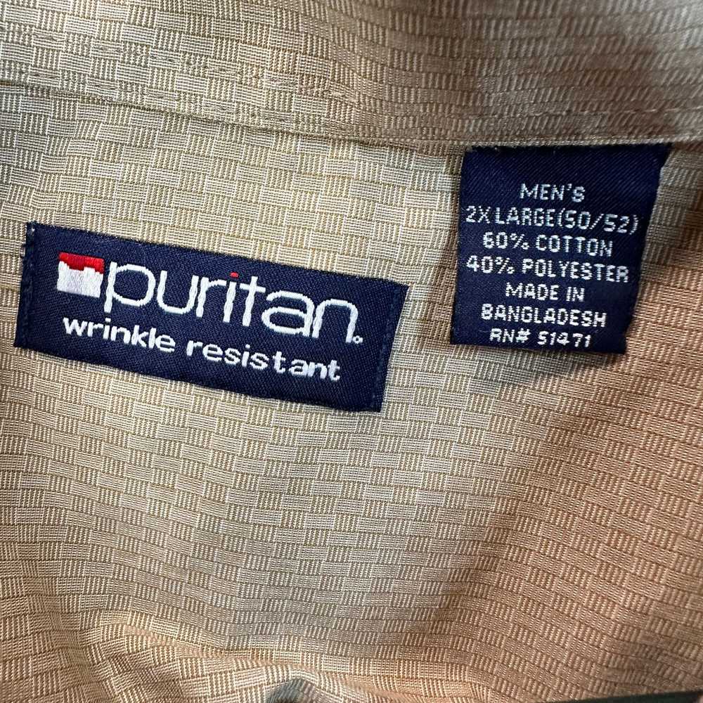 Puritan Puritan Men's 2XL Brown Wrinkle Resistant… - image 3