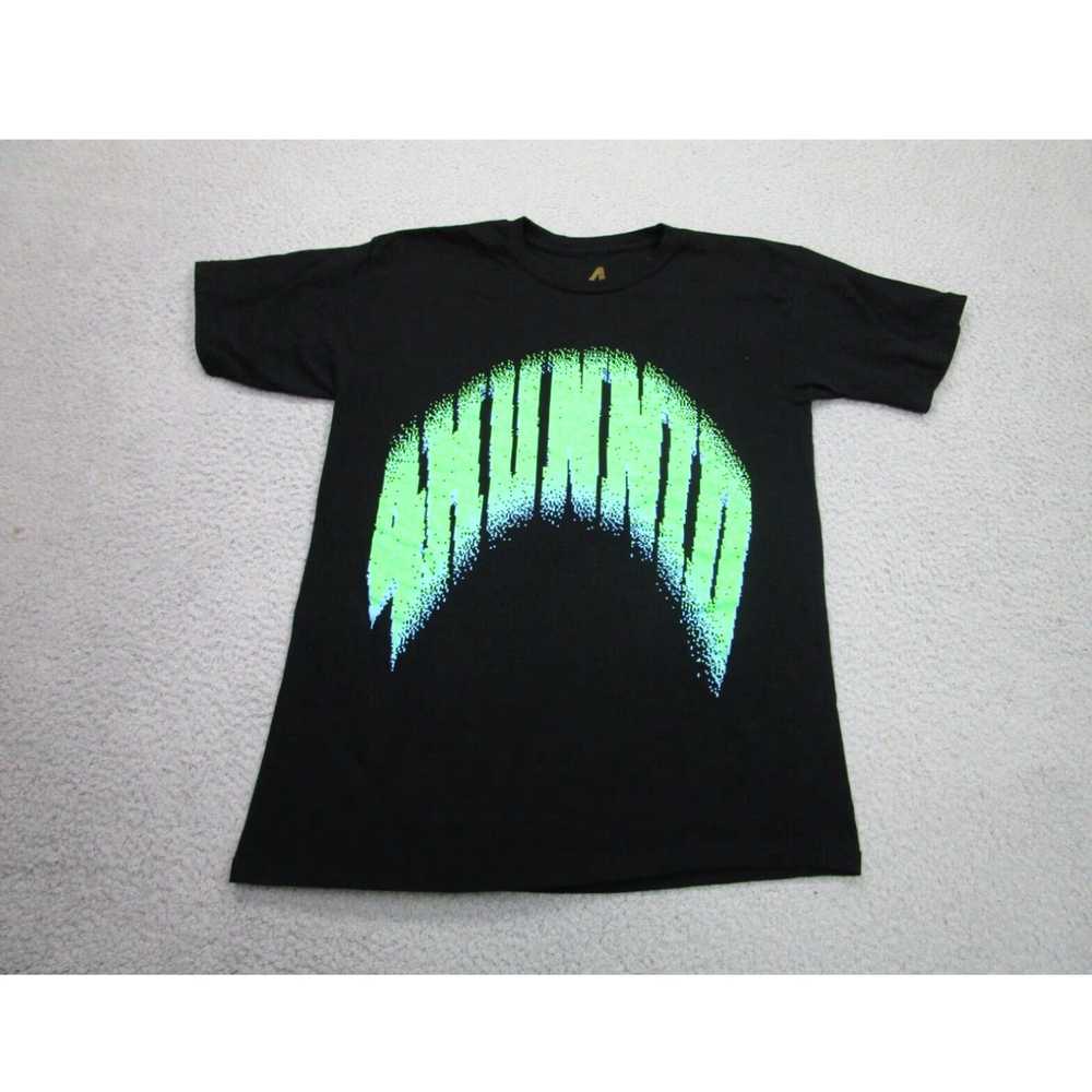 Vintage 4 Hunnid Shirt Mens Medium Black Green T-… - image 1