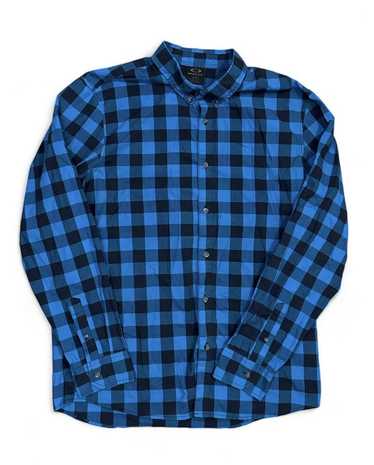 Oakley × Streetwear Oakley Men’s O Logo Blue Plaid