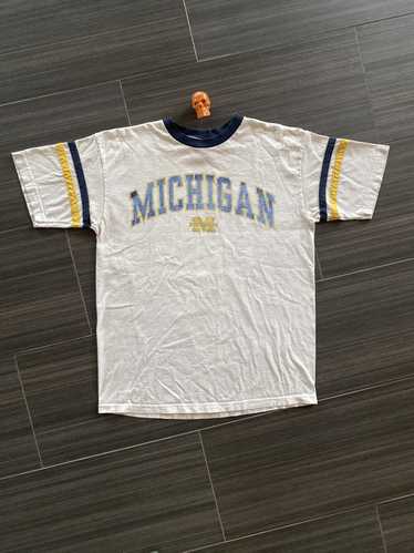 Vintage 90s Michigan Wolverines football shirt L