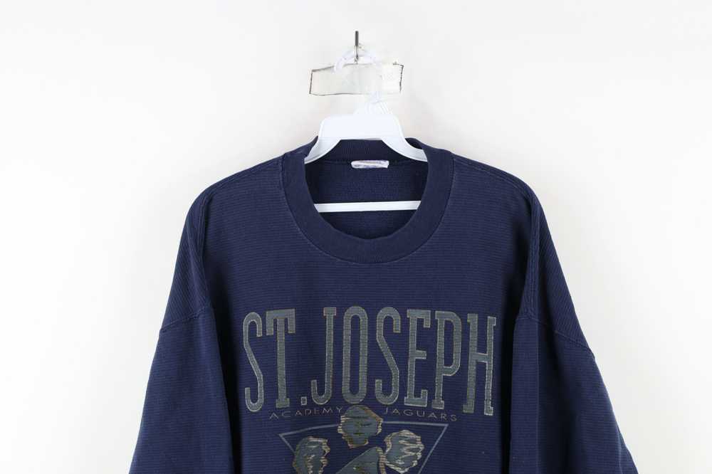 Vintage Vintage 90s Spell Out St Joseph Jaguars S… - image 2