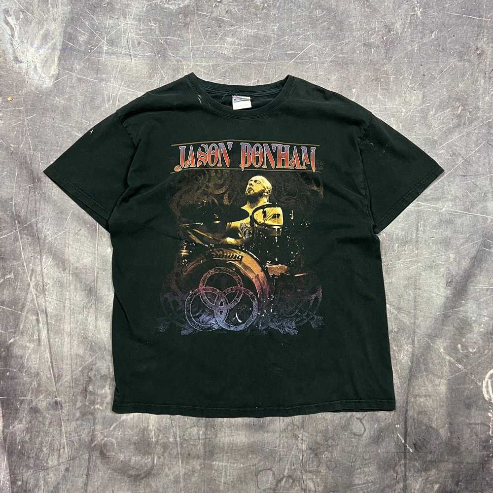 Band Tees × Hanes × Vintage 00s Jason Bonham Led … - image 1