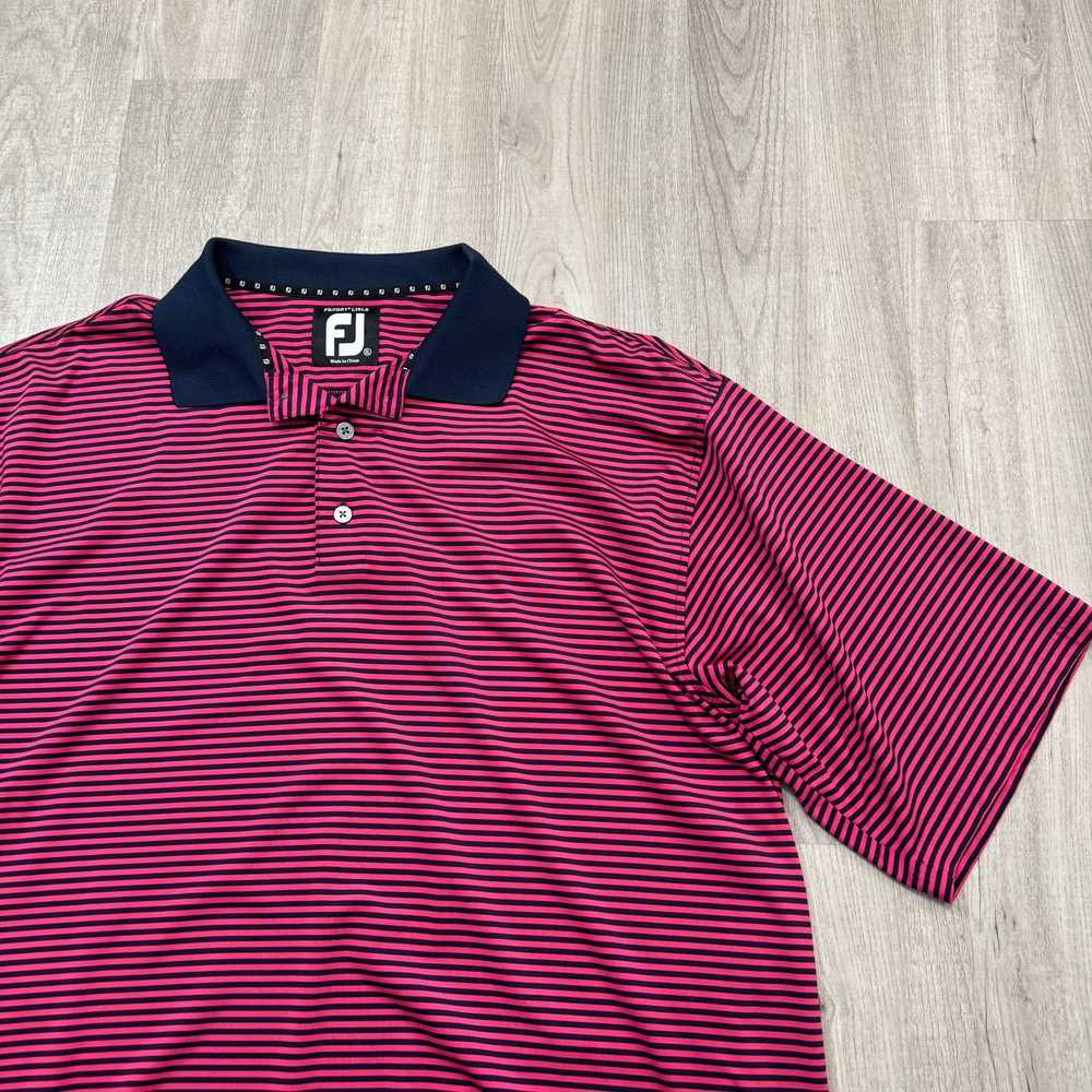 Footjoy Footjoy Polo Shirt Men's Extra Large Pink… - image 2