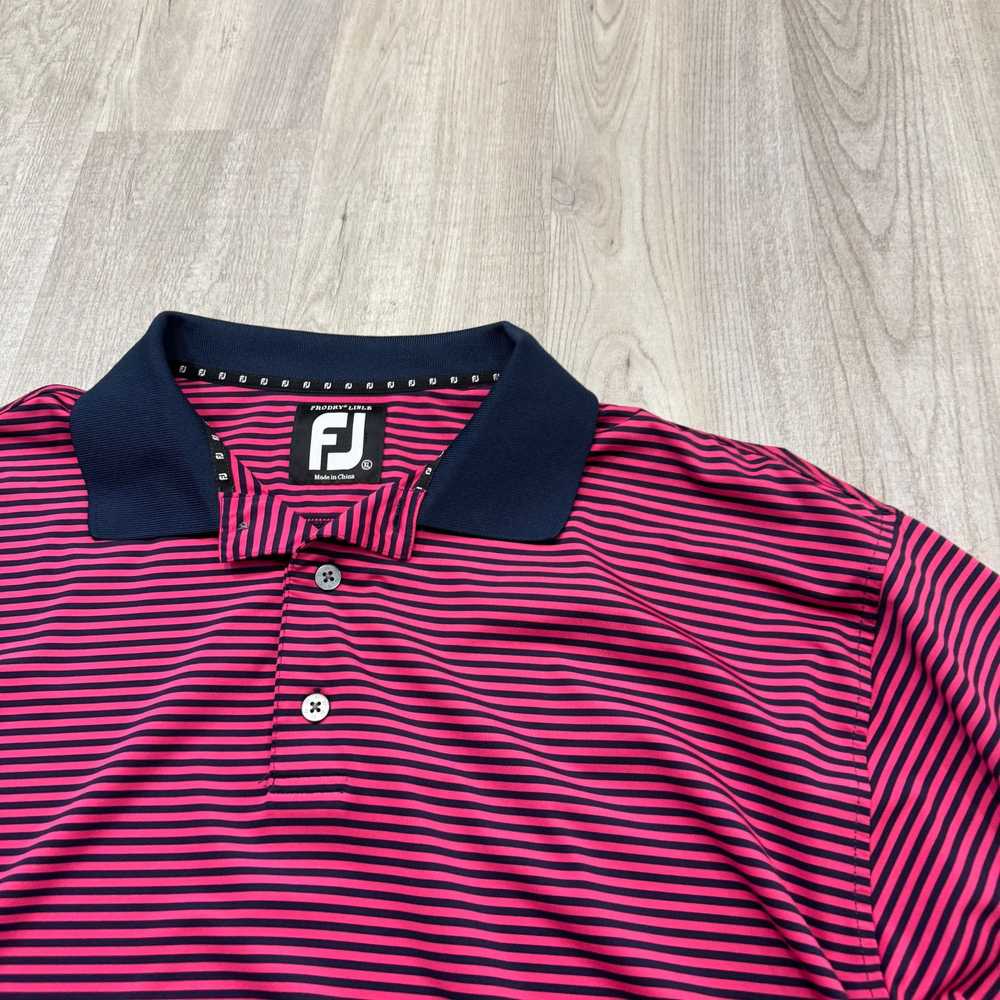 Footjoy Footjoy Polo Shirt Men's Extra Large Pink… - image 3