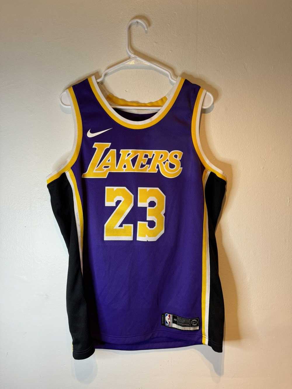 Nike Nike Lebron James Swingman Jersey 23 LA Lake… - image 1