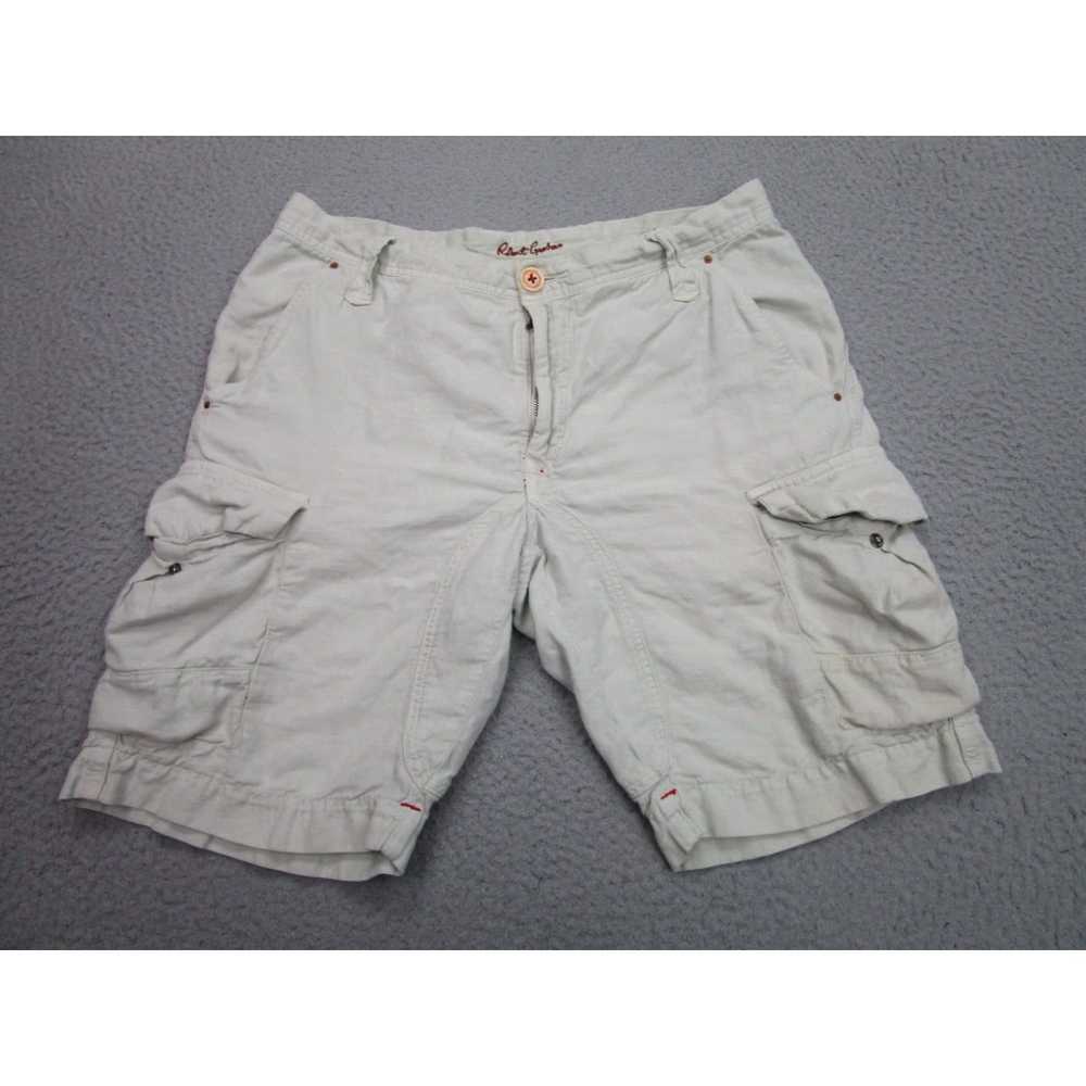 Robert Graham Robert Graham Shorts Mens 32 Beige … - image 1