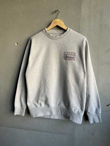 Palace × Streetwear Palace Gated Community Grey Sw