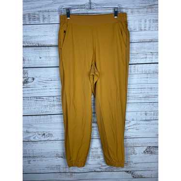 Athleta Textured Brooklyn Joggers size 8 Mustard Y