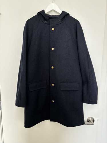 A.P.C. A.P.C. Hooded Coat Navy - image 1