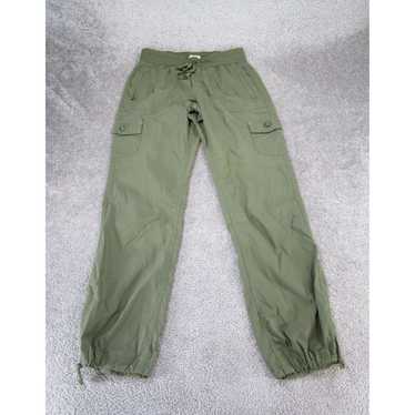 Vintage Womens Small Green Ripstop Cargo Pants wi… - image 1