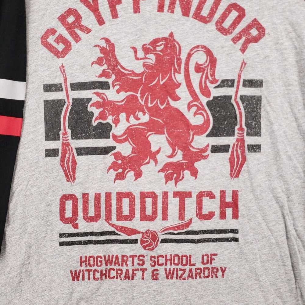 Vintage Gryffindor Quidditch Raglan Sleeve Womens… - image 2