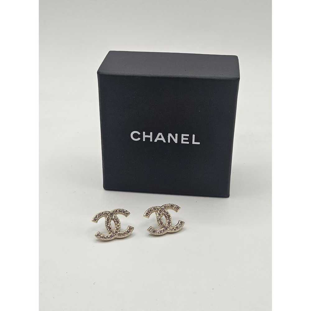 Chanel Crystal earrings - image 11