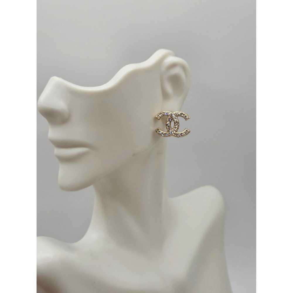 Chanel Crystal earrings - image 12