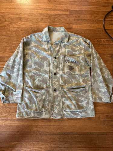 Military × Vintage USMC Frogskin Camo Jacket