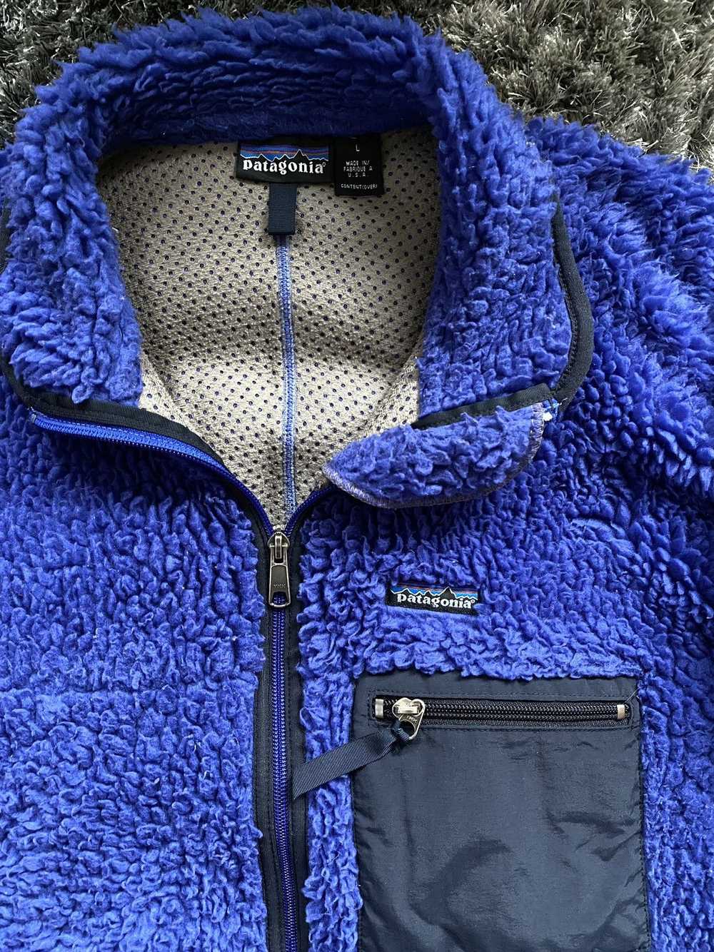 Patagonia Rare 2001 Blue Patagonia Jacket X Deep … - image 2