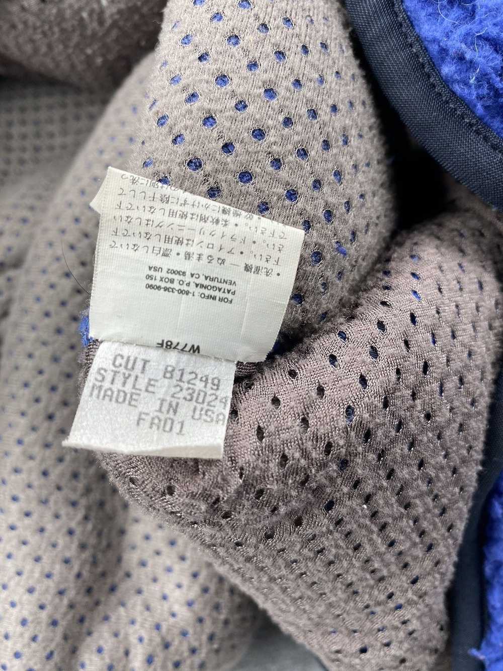 Patagonia Rare 2001 Blue Patagonia Jacket X Deep … - image 4