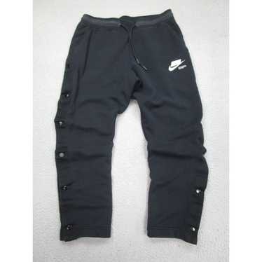 Nike Nike Sweatpants Men Large Black Snap Button … - image 1