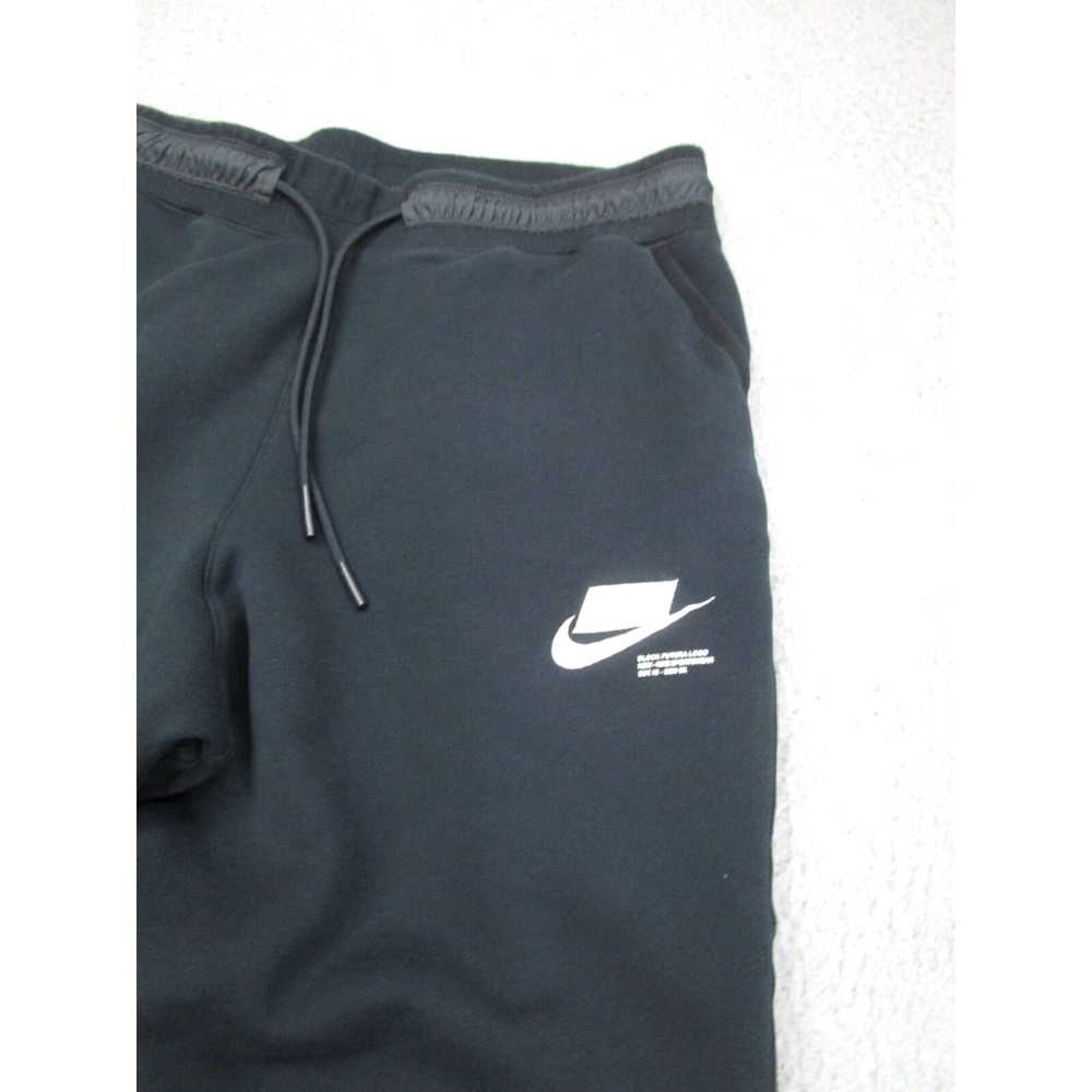 Nike Nike Sweatpants Men Large Black Snap Button … - image 2