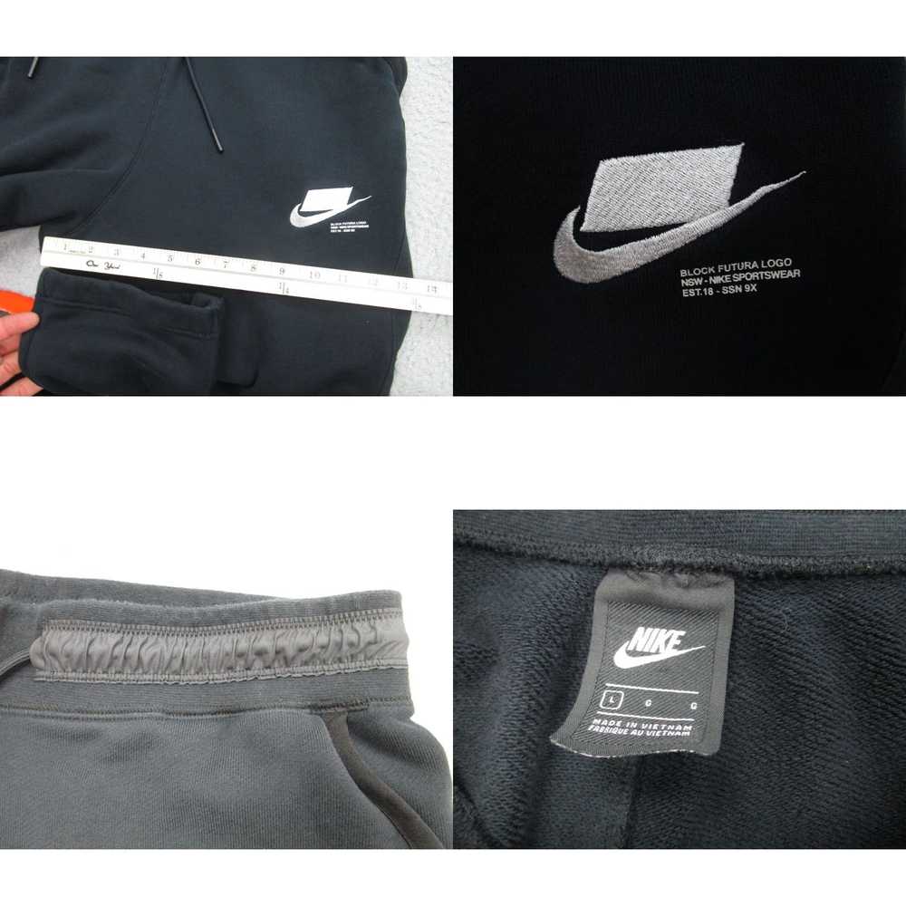 Nike Nike Sweatpants Men Large Black Snap Button … - image 8