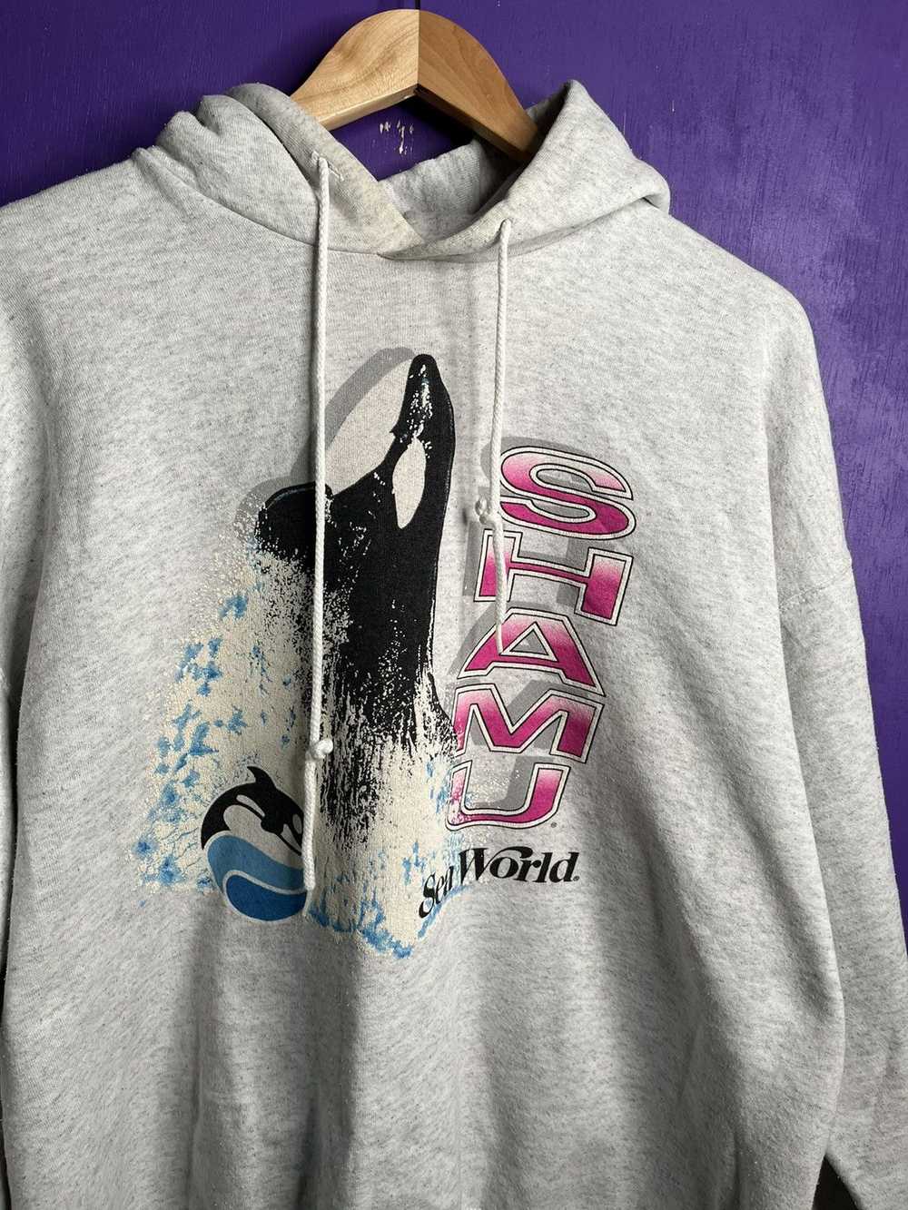 Made In Usa × Vintage Vintage 90s Shamu seaworld … - image 3