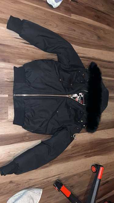 Moose Knuckles Moose knuckle bomber black with fur - image 1