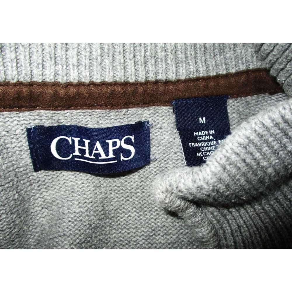 Chaps Gray CHAPS Sweater Golf Vest for Men in Ful… - image 6