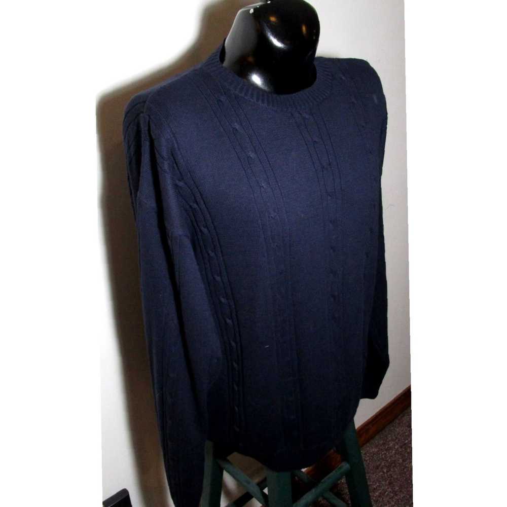 Ralph Lauren Luxurious Navy Blue Crew Neck Knit S… - image 3