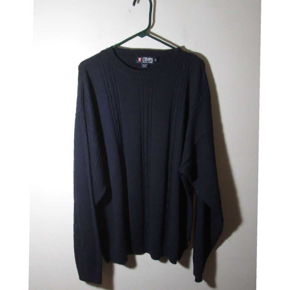 Ralph Lauren Luxurious Navy Blue Crew Neck Knit S… - image 4