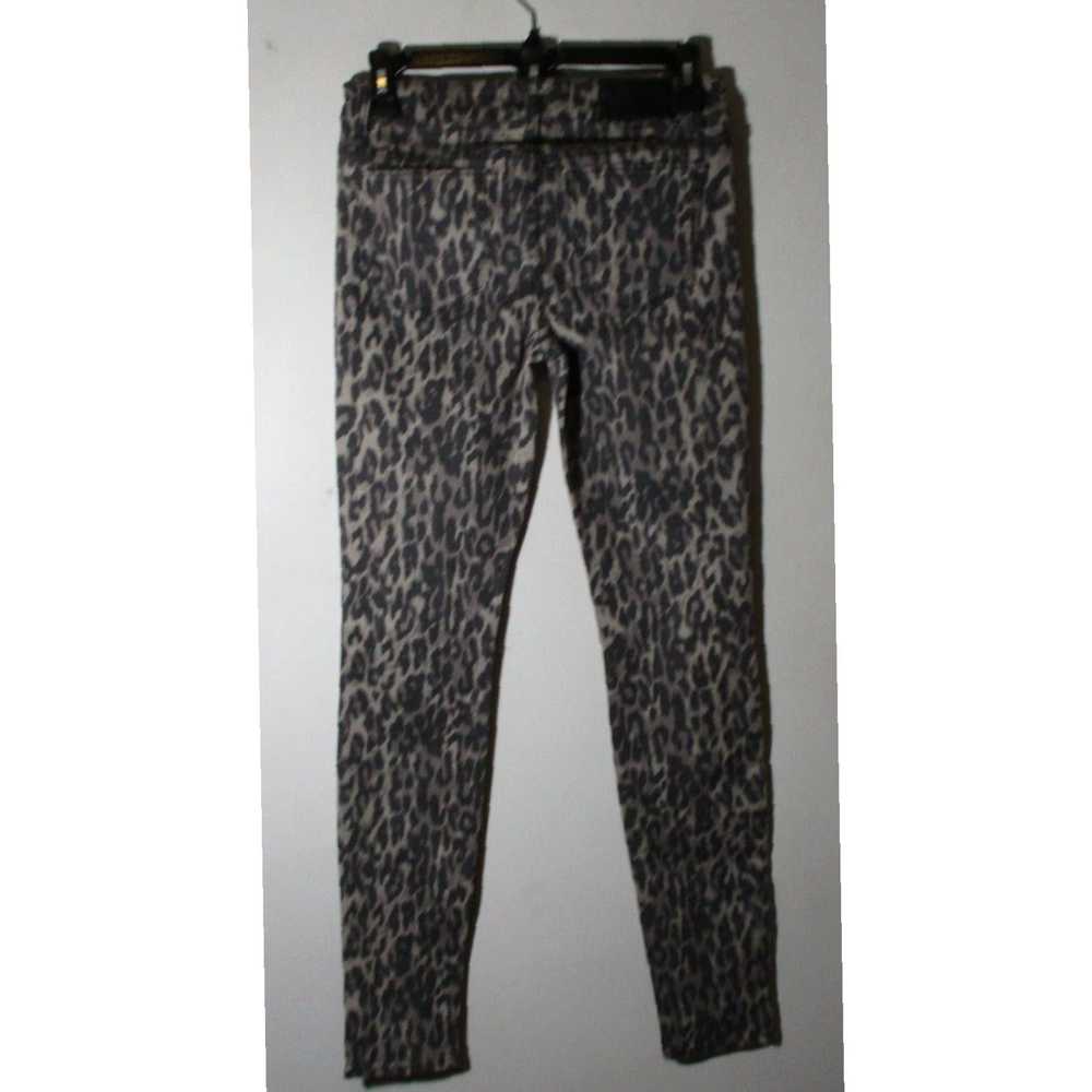 Vintage Gray Leopard Print Skinny Fit Women's ELS… - image 3