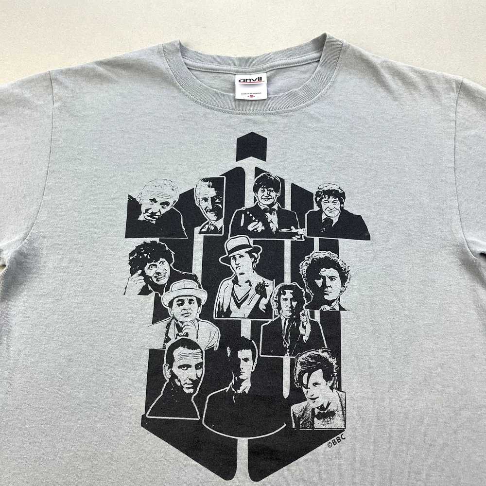 Anvil Vintage BBC TV T-Shirt Small Gray British B… - image 2