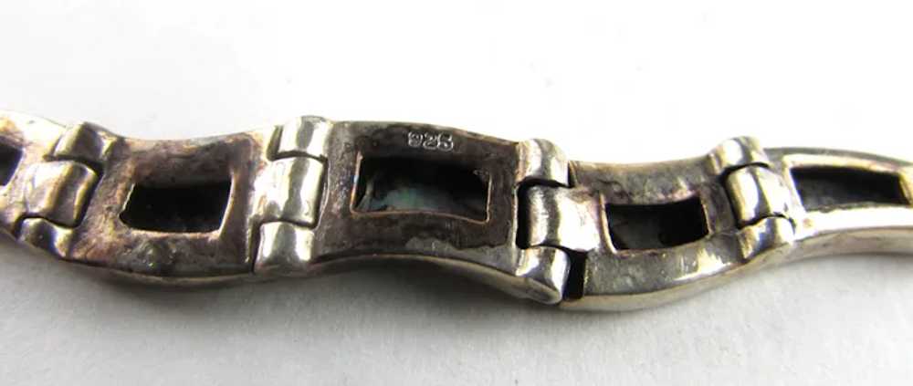 Sterling SIlver Abalone Bracelet - image 11