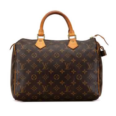 Brown Louis Vuitton Monogram Speedy 30 Boston Bag