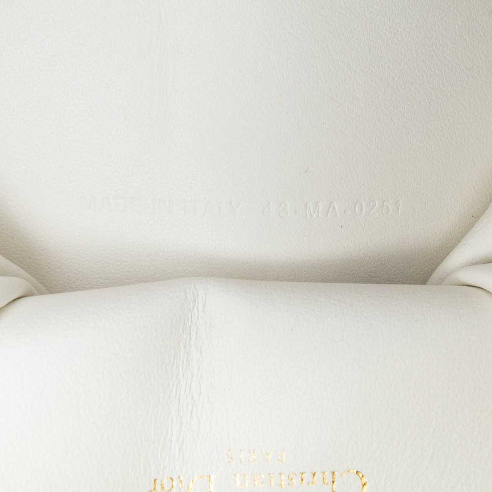 White Dior DiorAmour Caro Heart Pouch with Chain … - image 7