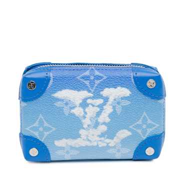 Blue Louis Vuitton Monogram Cloud Soft Trunk Neckl