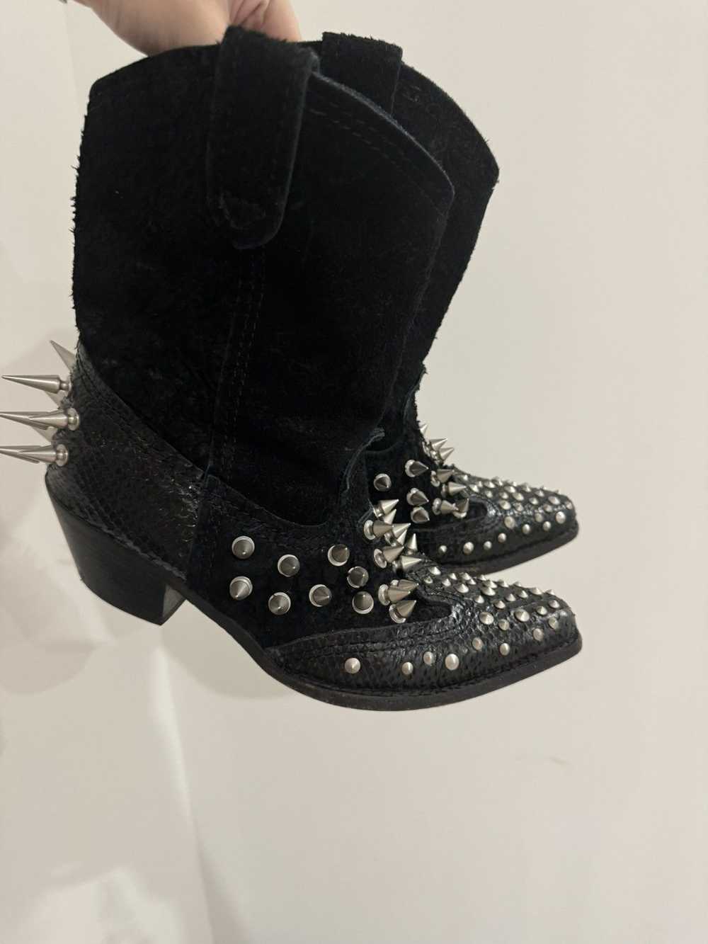 Junya Watanabe Junya Wantanabe Spiked Boots - image 1