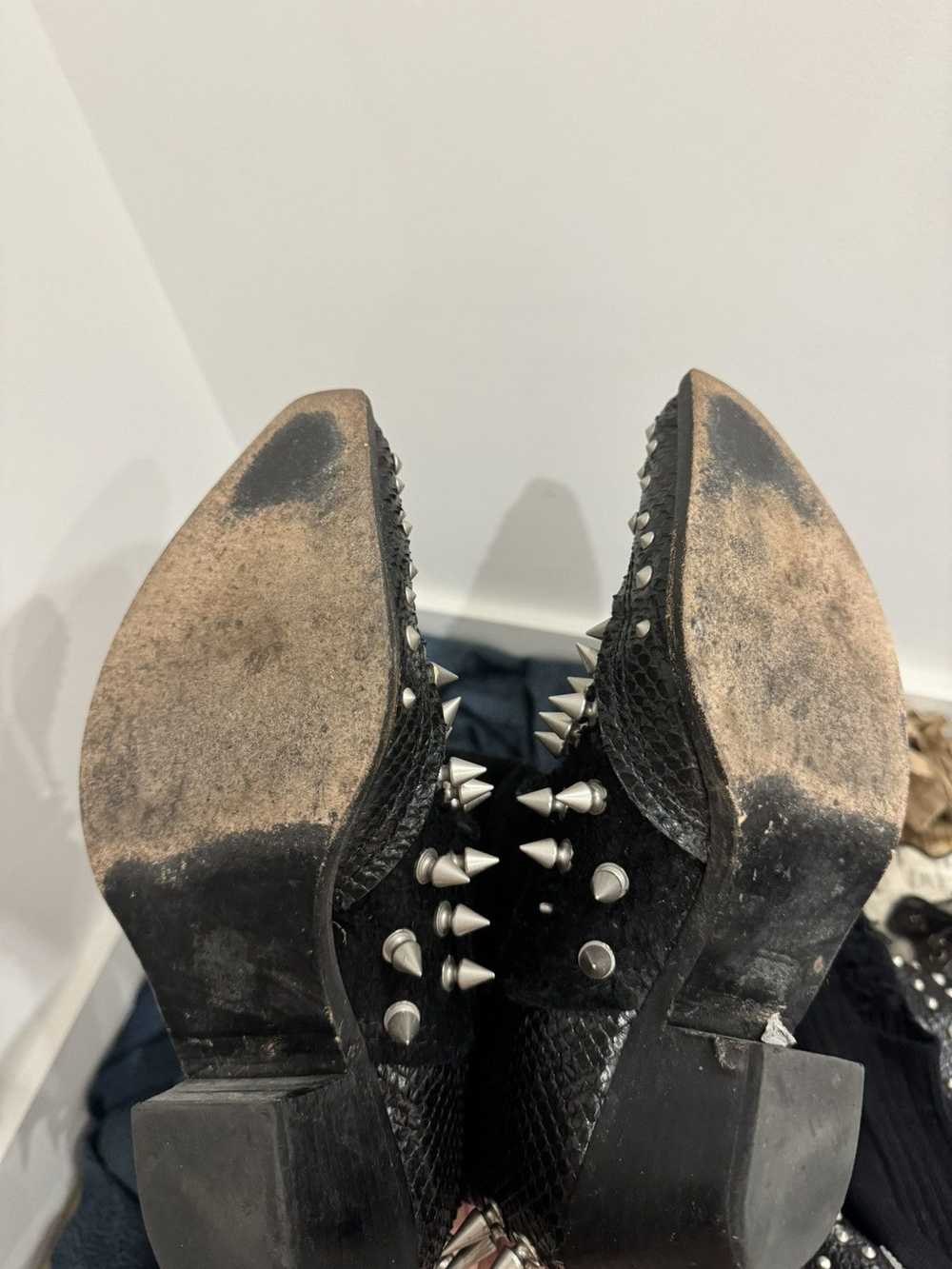 Junya Watanabe Junya Wantanabe Spiked Boots - image 2