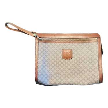 Celine Triomphe Vintage leather clutch bag