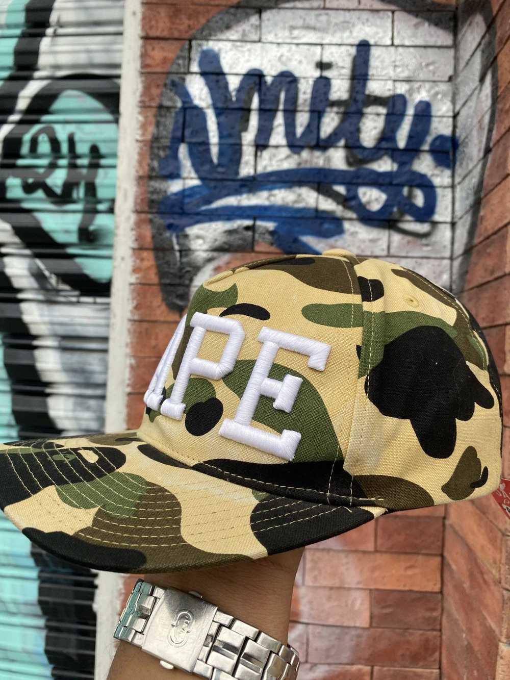 Bape 1st Camo Snapback Cap - image 5