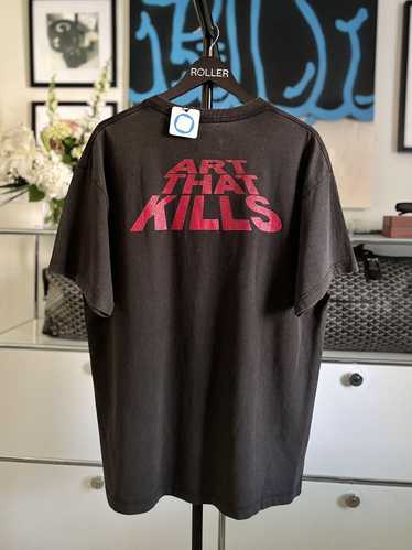 Gallery Dept. FADED VINTAGE BLACK ART KILLS TEE